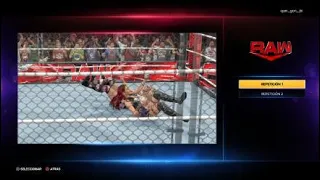 WWE  FULL MATCH WOMEN´s  STEEL CAGE TAG TEAM IYO SKY & DAKOTA KAI VS ALEXA BLISS & BECHY LYNCH