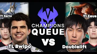 Bwipo vs Doublelift in champions queue – game hightlights | ft.  Keria, Zeus, Zven