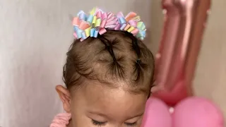 Penteado para bebê ❤️ Fácil