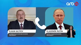 Prezident İlham Əliyev və prezident Vladimir Putin arasında telefon görüşü olub - ARB24 (Xəbərlər)