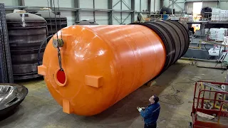 Giant Water Tank Manufacturing Process. Amazing Korean Water Storage Factory