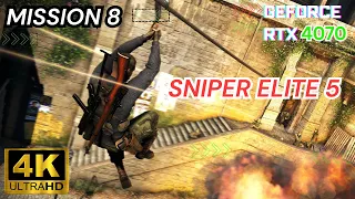 SNIPER ELITE 5 Gameplay Walkthrough  FULL GAME [4K 60FPS PC] - No Commentary-2024 Mission 8 !
