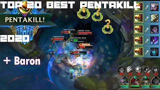 #LeagueofLegends #pentakill  TOP 20 BEST PENTAKILL 2020 (Tank Rammus 1v5 Pentakill, Diana Combo...)