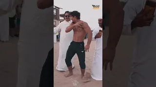 Fabrício Andrey mandou o passinho no deserto de abu Dhabi com os Árabes