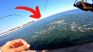 I Fished the PIER and This Happened!! **Mind Blowing BLITZ**