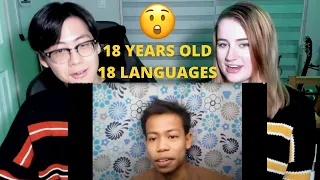 Filipino Boy Speaks 18 Languages REACTION (ft. French + Chinese Friend)