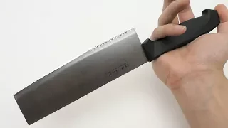 Cut the world's hardest food with a $1 kitchen knife