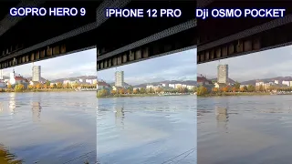 GOPRO HERO 9 vs iPHONE 12 PRO vs  Dji Pocket | Stability Test