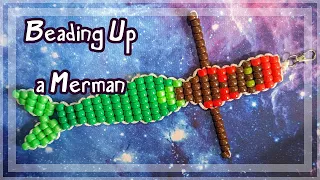 Beading up a Red Green Merman