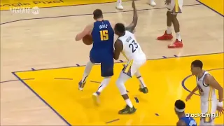 NBA PLAYOFFS - Defensive Play Of Draymond Green Against Taller And Bigger Nikola Jokic