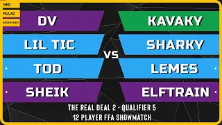 WC3 - The Real Deal 2 - Qualifier 5 - 12 Player FFA Showmatch