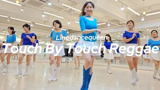 Touch by Touch Reggae Line Dance l Beginner  l 터치 바이 터치 레게 라인댄스 l Linedancequeen l Junghye Yoon