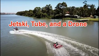 Mega Fun Sea-Doo GTI 130 Towing Airhead G-Force 3 Person Tube - DJI Mavic Pro