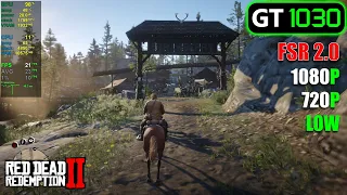 GT 1030 | Red Dead Redemption 2 + FSR 2.0 = Finally Playable?