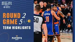 Knicks dominate Game 5 & take 3-2 series lead! | Knicks vs Pacers Highlights | 2024 NBA Playoffs