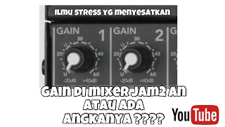 Nentuin gain di mixer sembari liat jam makan siang !!! Hayo ngaku !!! Sini sy kasih ilmu stress