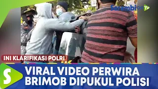 Klarifikasi Polri Terkait Video Perwira Brimob Dipukul Polisi Lain saat Amankan Demo di Jambi