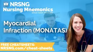 Myocardial Infraction MONATAS Nursing Mnemonics, Nursing School Study Tips