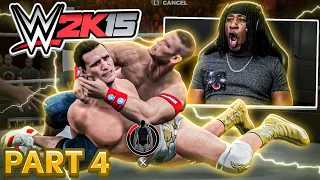 WWE 2K15 2K SHOWCASE - Hustle, Loyalty, Disrespect #4! I MADE HIM TAP OUT WITH THIS ELITE MOVE!