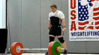 Caleb Ward 153kg Snatch - 2010 Arnold Classic