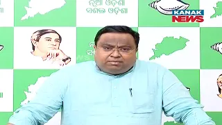 Sasmit Patra Counters Dharmendra Pradhan's Allegation At Press Conference In Bhubaneswar