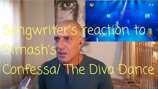 Songwriter's reaction to Dimash Confessa/The Diva dance