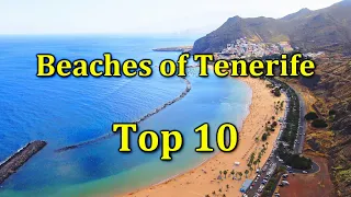 TOP 10 BEST BEACHES IN TENERIFE | 4K