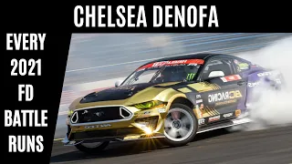 Chelsea DENOFA - Every 2021 Formula Drift Battle Runs