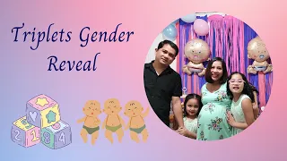 Triplets Gender Reveal