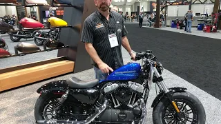2019 Harley Davidson Sportster 48 "Forty Eight Blue Max