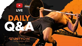 Daily Q&A - Training Tips For A Stronger Bench Press