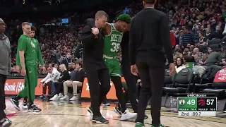 Robert Williams III and Marcus Smart both get injured in the first half of the game vs the Raptors