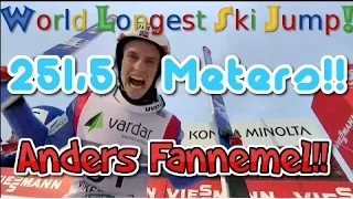 New World Longest Ski Jump 251,5m! Anders Fannemel