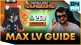 MAX LEVEL & MY BUILD Explained For Daily Trials & Easy Raid Captains in Minecraft Dungeons