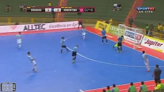 Gols Uruguai X Argentina | 3ª Rodada | Copa Sul-Americana de Futsal 2016