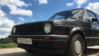 Фольксваген гольф который смог.Golf MK2 в стоке, разгон до 100. за что тебя любят?