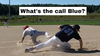 Obstruction or Interference? You make the call - baseball rules.