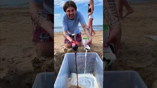 Crazy Beach Prank 🤩 #shorts