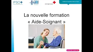 Webinaire Nouveau Programme Aide soignant 2021 IFSO