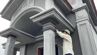 Amazing Technique Construction Creative Concrete Column You Must See