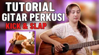 BELAJAR TEKNIK PERKUSI DI GITAR (KICK & SLAP) - SEE N SEE GUITAR LESSONS