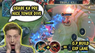 NEW BROKEN BUILD | EXP LANE MVP AULUS NAG TA TOWER DIVE  - MLBB