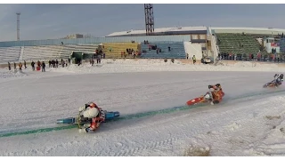 Ледовый спидвей Иркутск 1.02.2015 Ice speedway