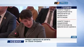 Нардеп Савченко не видит за собой вины