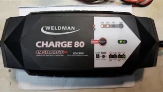 #6 Weldman Charge 80 Odc 1. - podnosimy gęstość elektrolitu  - Test ładowarki.