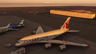 Airbus A380 (Doha - Gibraltar) - Microsoft Flight Simulator