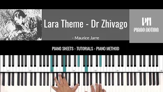 Lara's Theme - Doctor Zhivago - Somewhere My Love (Sheet Music - Piano Solo - Piano Cover - Tutorial