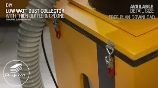DIY Low Watt Dust Collector With Thien Buffle and Cyclone - Free Plan