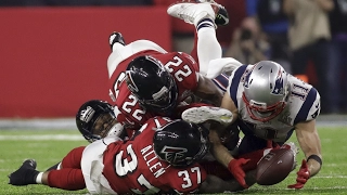 EDELMAN MAKES AMAZING CIRCUS CATCH | Patriots vs Falcons Super Bowl 51