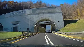 Allegheny Mountain Tunnel, PA, longest tunnel & an "engineering marvel" when it was built in 1939